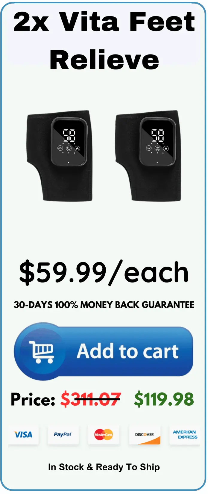 Vita Feet Relieve package price